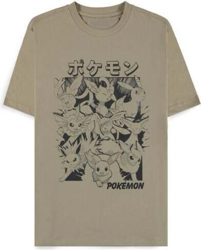 gaming T-skjorte - Eevee Evolutions - S til XXL - Herrer - sand