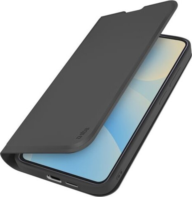 Wallet Smooth-etui for Samsung S26 Plus med flipp - svart