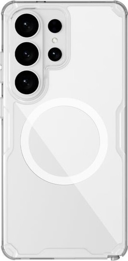 Nature TPU Pro-etui kompatibelt med MagSafe for Samsung Galaxy S26 Ultra - Hvit