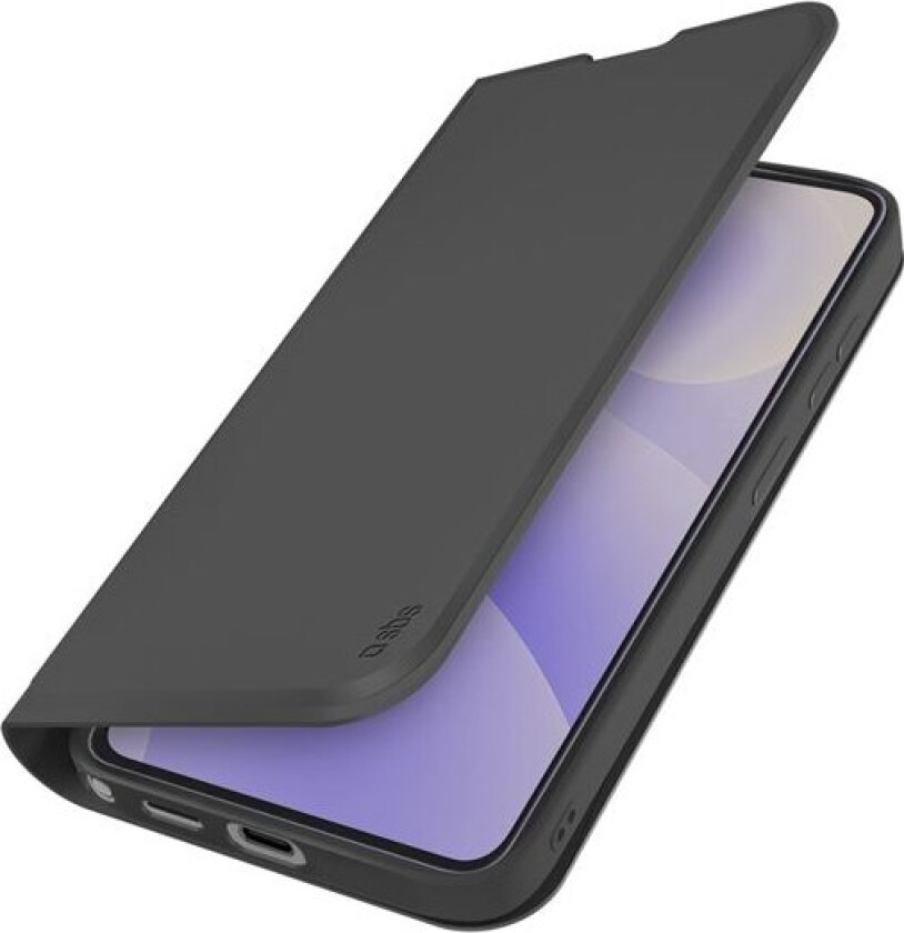 Wallet Smooth-etui for Samsung Galaxy S26 Ultra med flippdeksel - svart