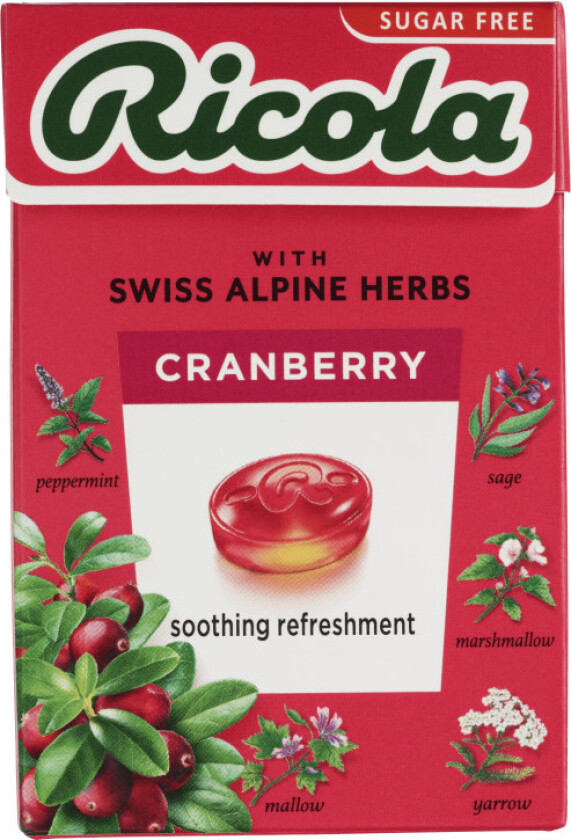 Den sukkerfrie Tranebær kombinerer vår originale blanding av 13 sveitsiske alpine urter med fruktig tranebærjuice for å gi engod og forfriskende smakopplevelse.