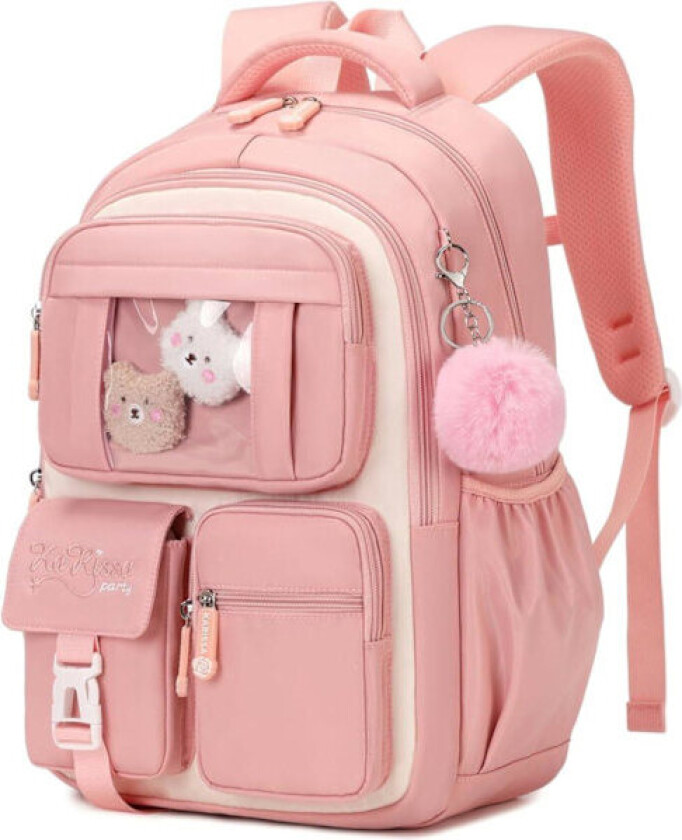 Skolesekk Ryggsekk for jenter Kawaii Ita Design for barneskole rosa