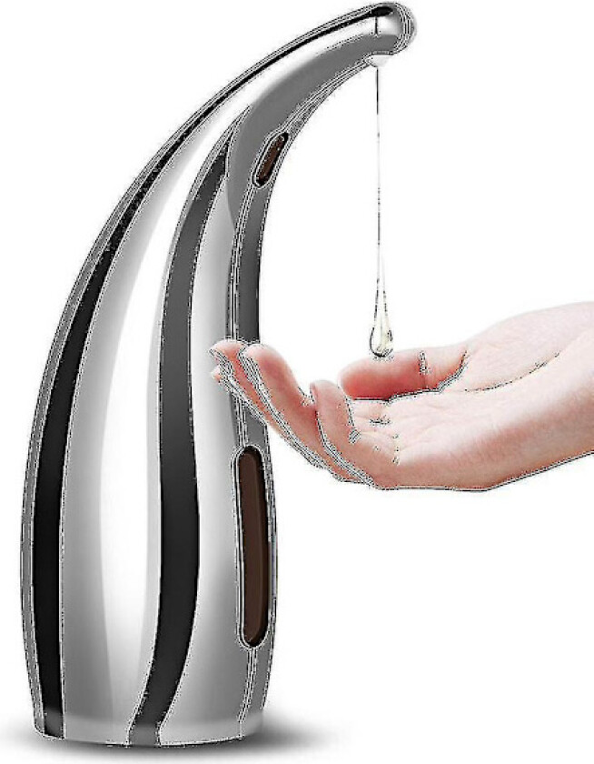 Automatisk induksjon såpedispenser infrarød hånddesinfeksjonsmaskin (sølv)