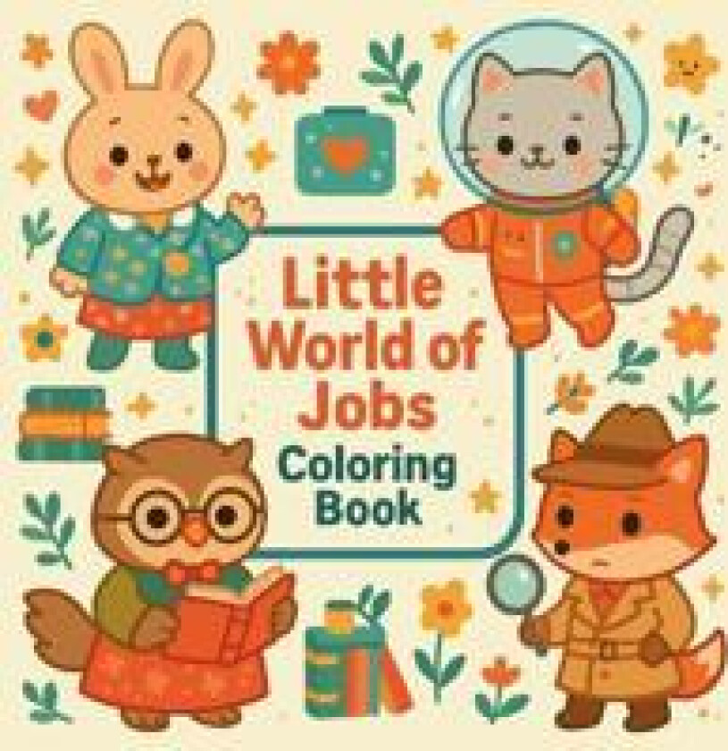 Little World of Jobs - Coloring Book