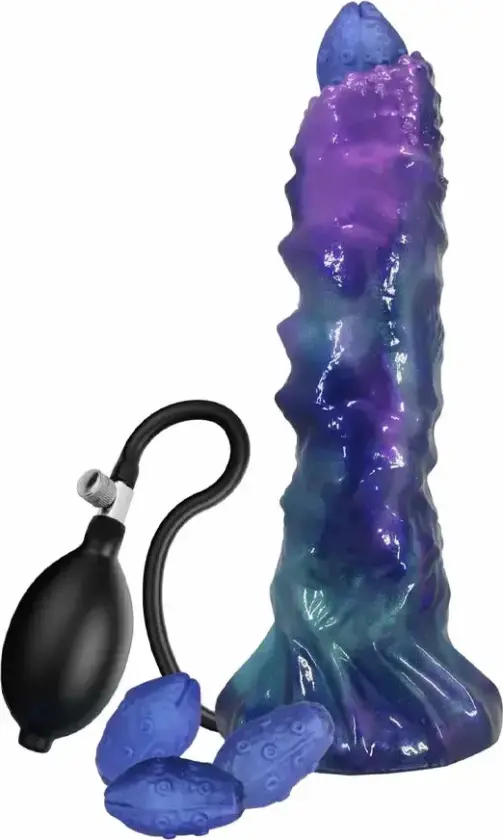 DuskWalker Sentinel Rippled Monster Silicone Dildo 23 cm