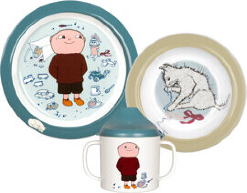 Alfons Åberg Barneservise 3-deler