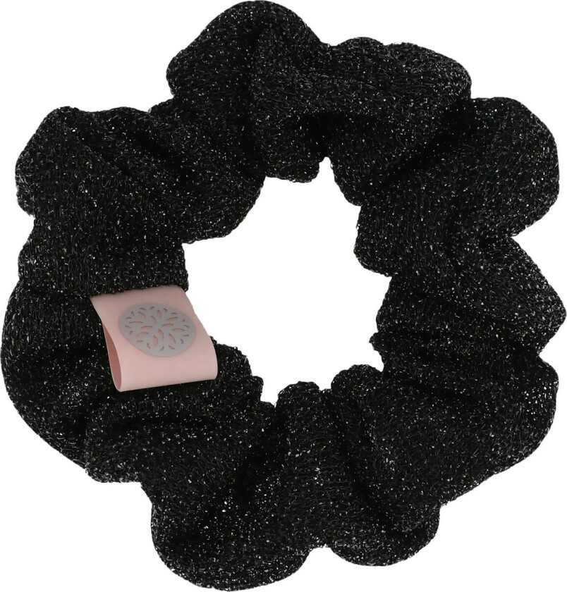 Rabia Glitter Scrunchie - Black - ONE SIZE