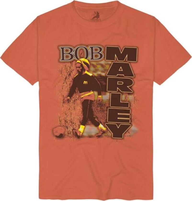 T-skjorte - Football Blur - S til 3XL - Herrer - oransje