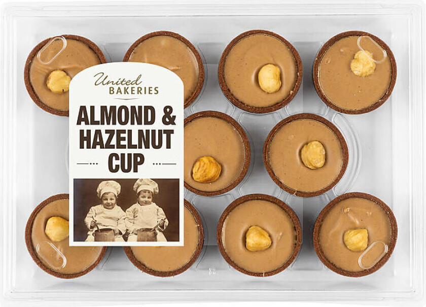Hazelnut Almond Cup Liten kjekskake med god smak av hasselnøtt