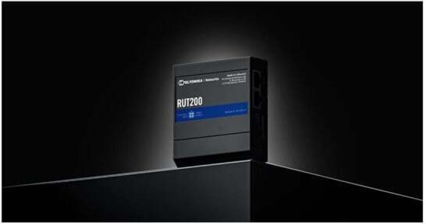 RUT200 - wireless router - WWAN - Wi-Fi - 4G 2G 3G - DIN rail mountable surface-mountable wall-mountable - Wireless router N Standard - 802.11n