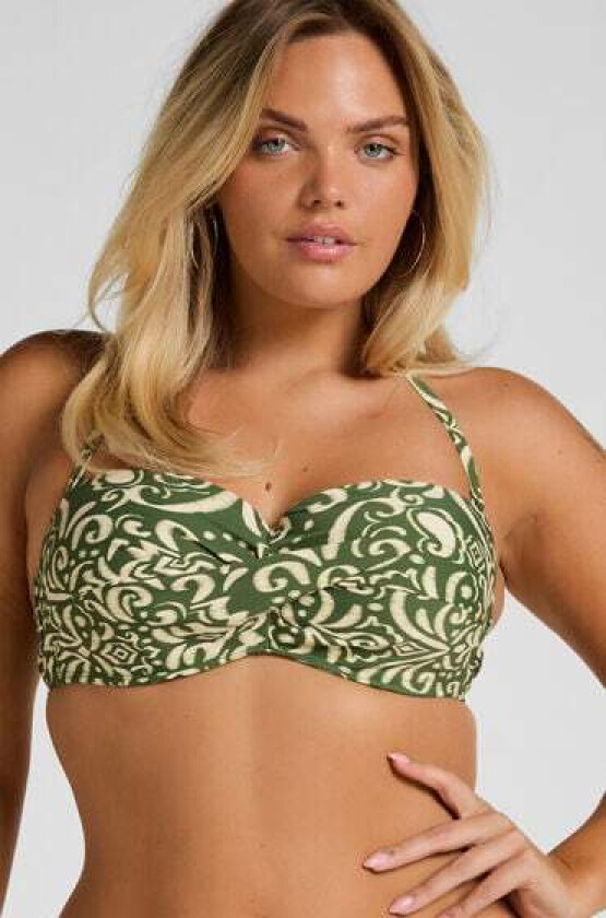 Polstret Bøyle Bikinitop Cancun Grønn