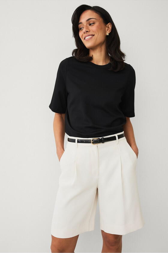 Bred dresshorts - Hvit