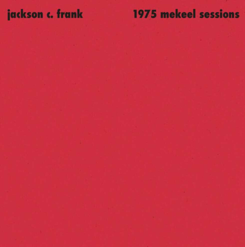 Frank C. Jackson 1975 Mekeel Sessions LP/Vinyl