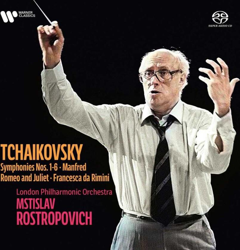 Bilde av Mstislav Rostropovich Tchaikovsky: Symphonies 16 Manfred CD