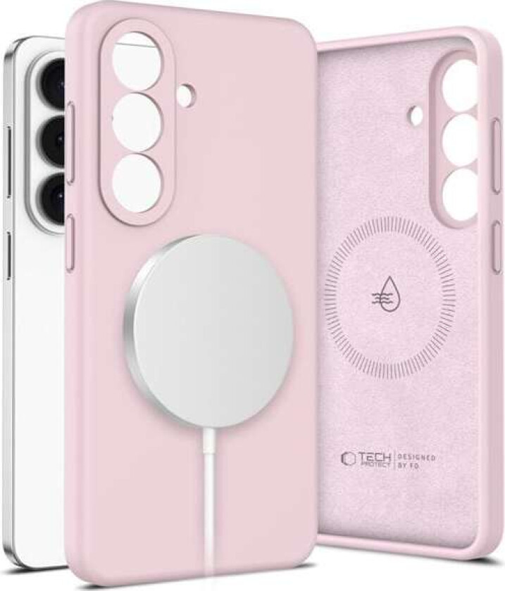 MagSafe-etui i silikon for Samsung Galaxy S26+ - Rosa