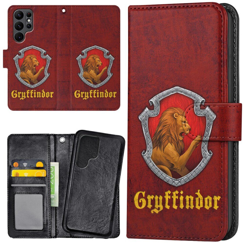 Samsung Galaxy S24 Ultra - Lommebok Deksel Harry Potter Gryffindor