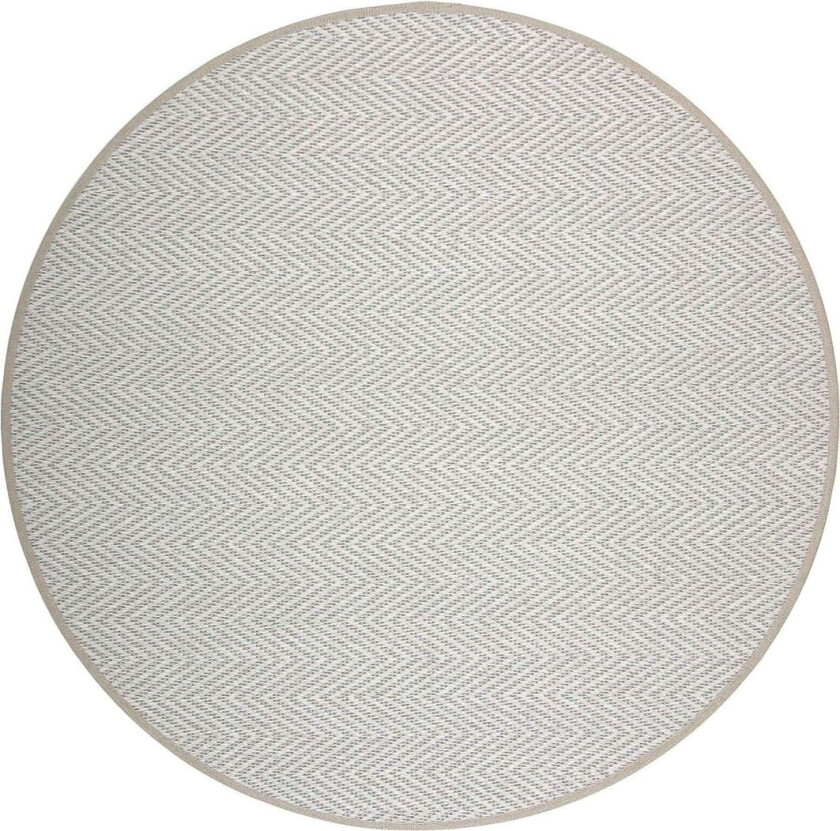 Elsa Matte Rund 160 cm Beige - VM Tepper