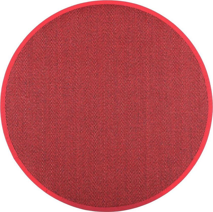 Barrakuda Matte Rund 160 cm Rød - VM Tepper