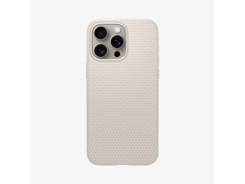 Liquid Air case for iPhone 15 Pro Max - natural titanium
