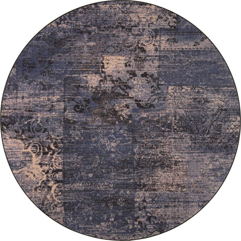 Rustiikki Matte Rund 160 cm Blåvintage - Vm Carpet