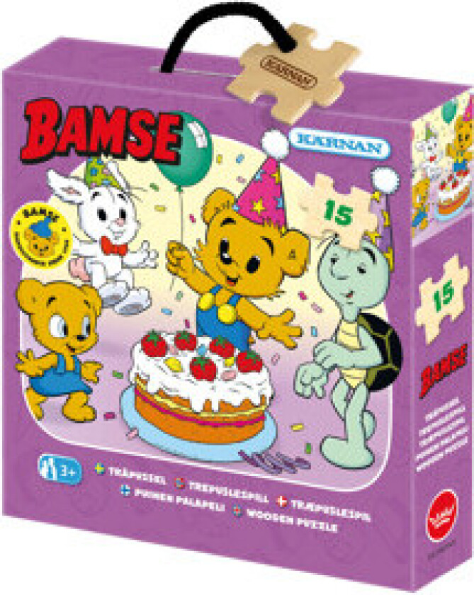 Trepuslespill 15 biter Bamse Jubileum