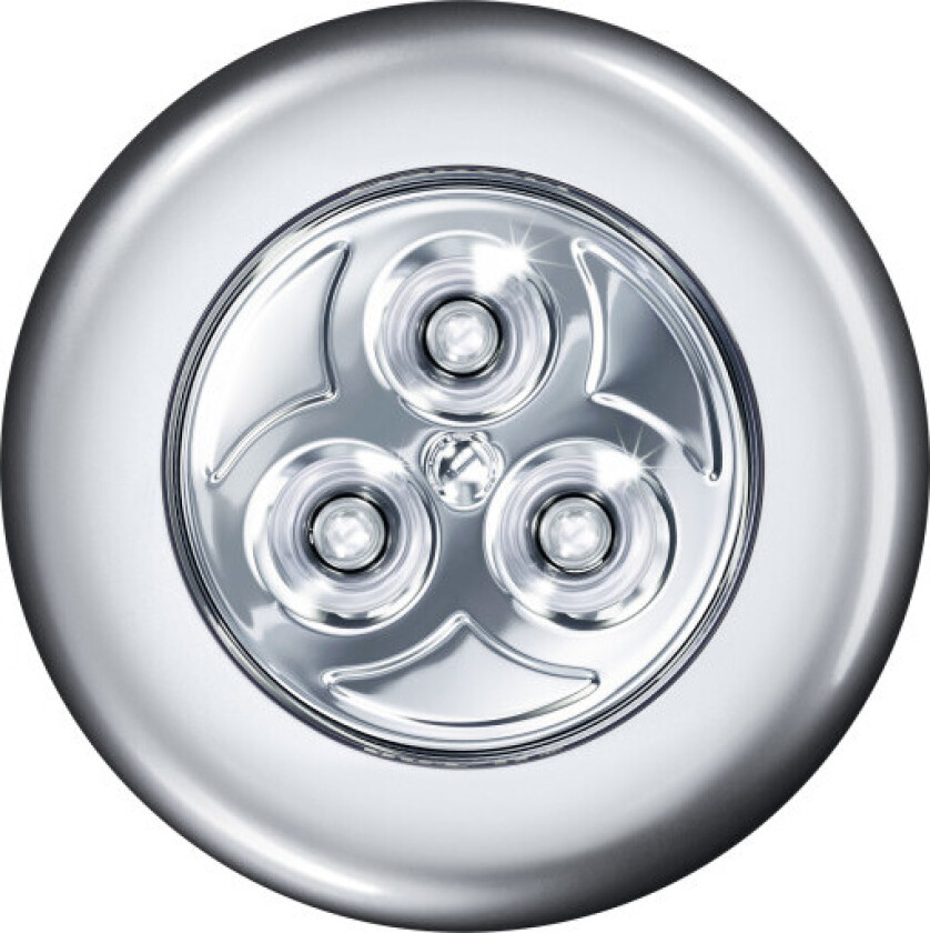 OSRAM LED-møbelbelysning DOT-IT-CLASSIC, sølv, batteri, dimbar