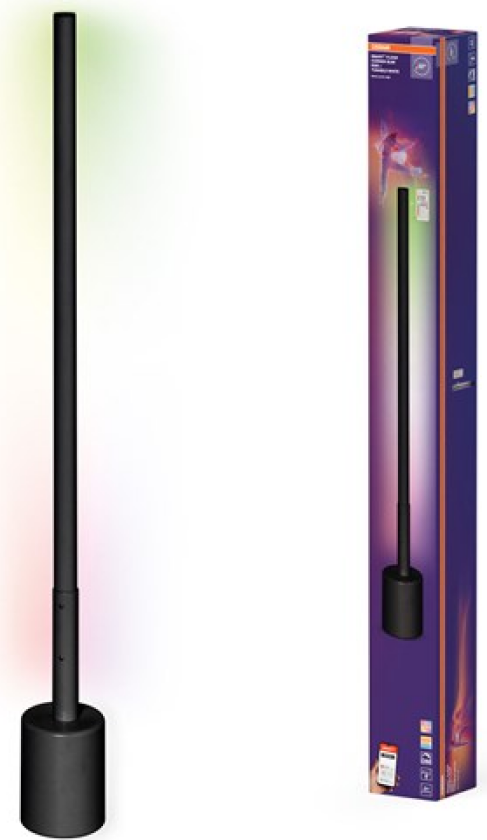 OSRAM SMART+ WiFi LED-gulvlampe CORNER SLIM, svart RGB CCT
