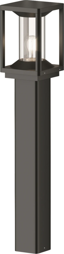 veilampe Cell, grafitt, aluminium, høyde 75 cm, IP54