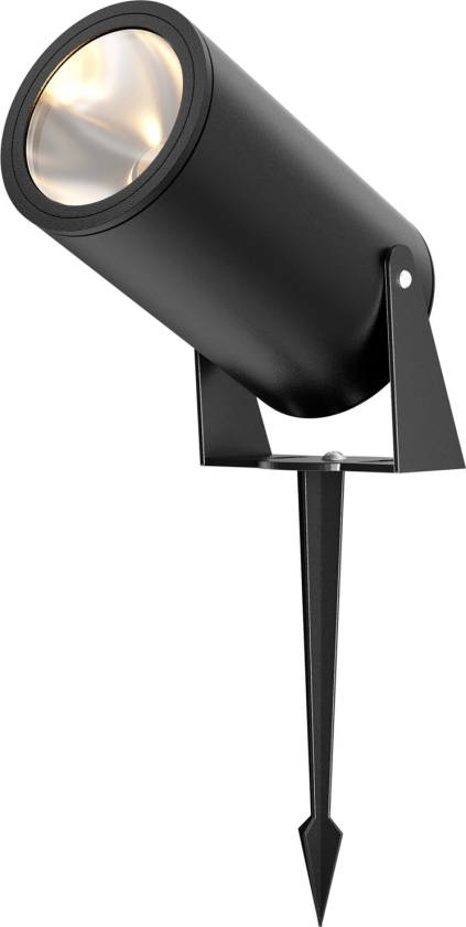 LED-spot med jordspyd Bern, grafitt, Ø 13 cm, IP65