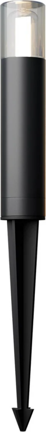 Lampe med jordspyd GLIDE, grafitt, høyde 37 cm, IP54, G9