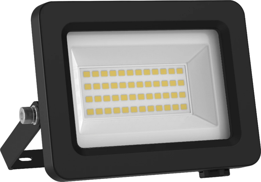 OSRAM LED-spotlight Floodlight EA, 10 W, IP65, svart, aluminium
