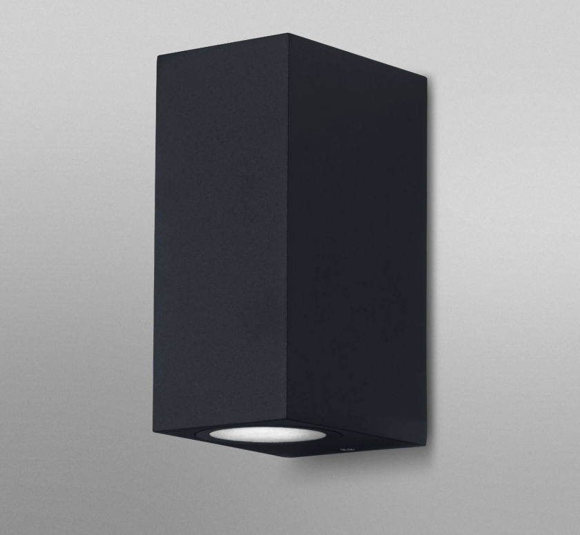 OSRAM utendørs vegglampe ENDURA CLASSIC SQUARE, svart, opp/ned