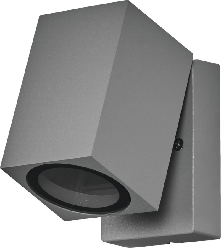 OSRAM utendørs vegglampe ENDURA CLASSIC CUBE, sølvmetall IP44