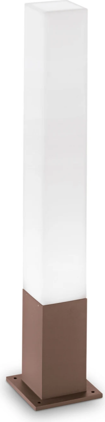 Ideal Lux veilampe Edo square, kaffebrun, GX53