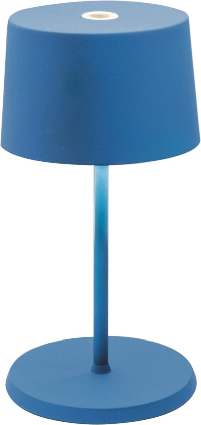 Olivia mini 3K bordlampe capriblå