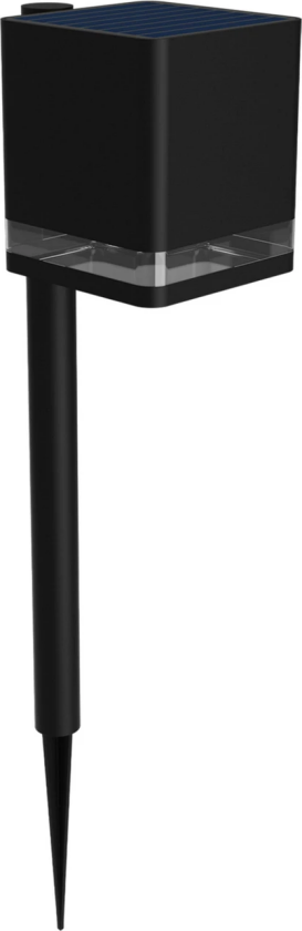 LED-lampe med jordspyd Virona, svart, IP44