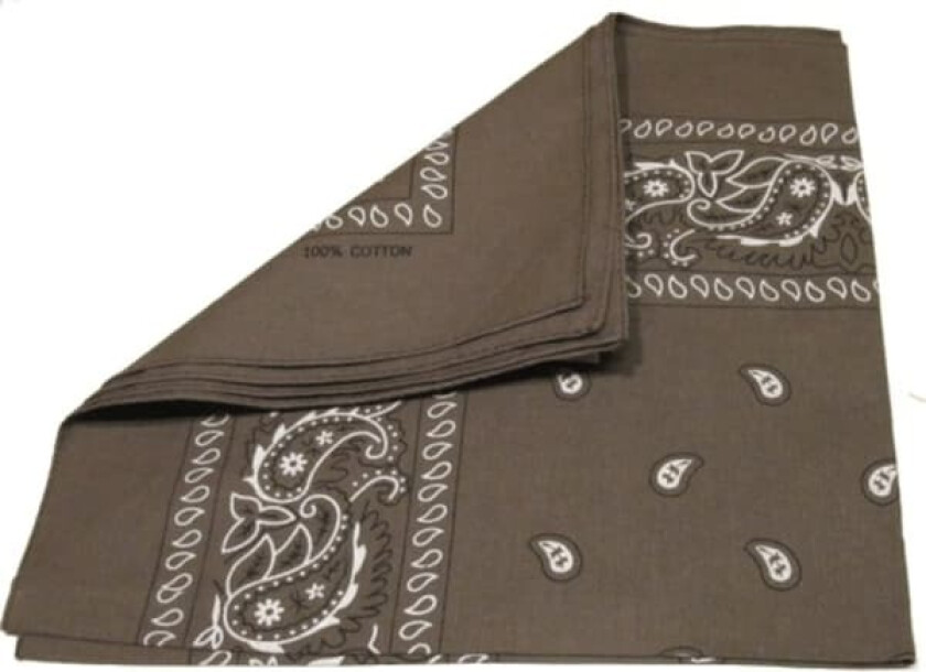 Bandana scarf Paisley brun