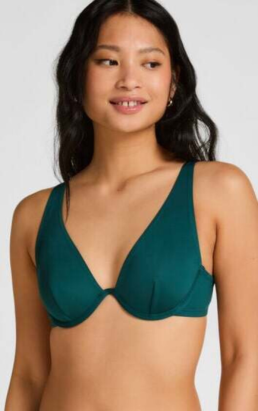 Bikinitopp i neopren Grønn