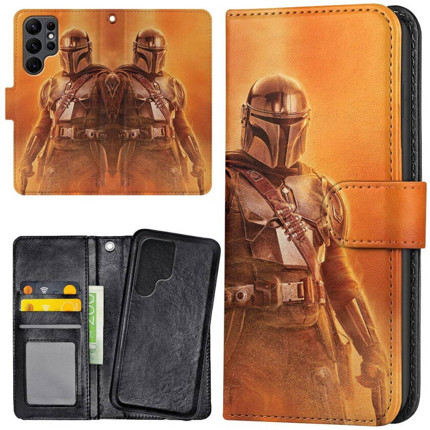 Samsung Galaxy S24 Ultra - Lommebok Deksel Mandalorian Star Wars