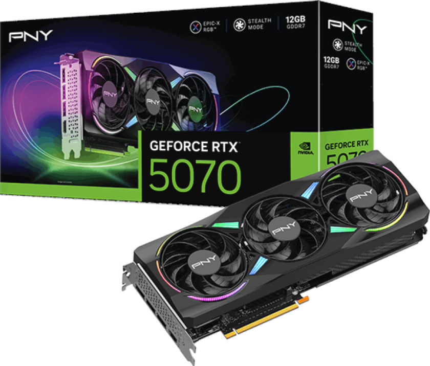 GeForce RTX 5070 Epic-X - 12GB GDDR7 RAM - Grafikkort