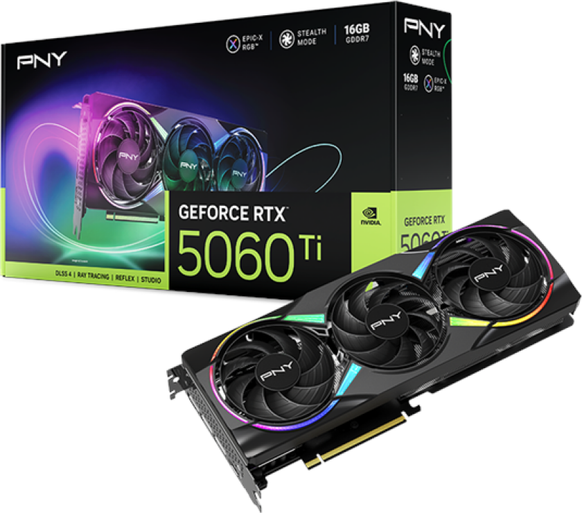 GeForce RTX 5060 Ti Epic-X - 16GB GDDR7 RAM - Grafikkort