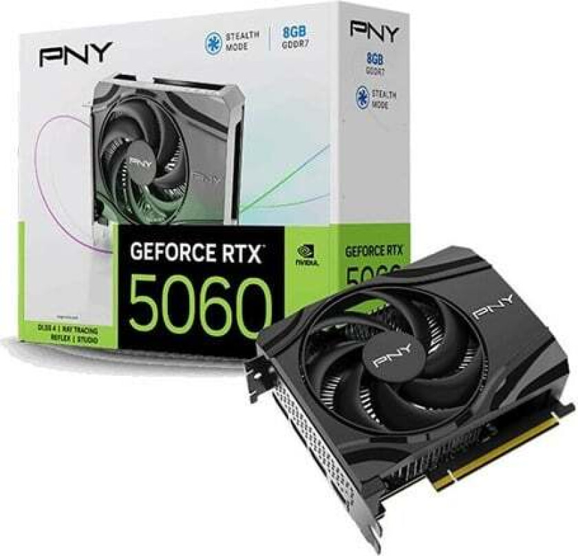 GeForce RTX 5060 Single Fan - 8GB GDDR7 RAM - Grafikkort