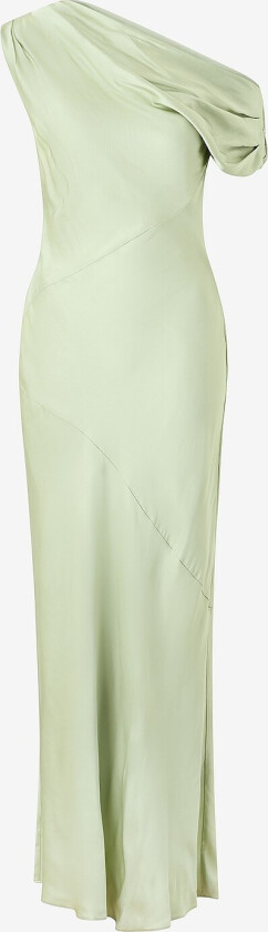 Maxikjole Vanessa Satin Dress - Grønn