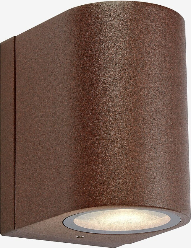 Vegglampe Alor 1L - Brun