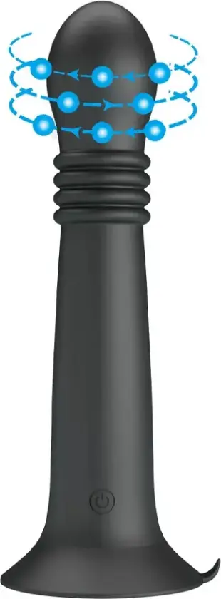 Stellan Thrusting & Rotating Wand Massager 23 cm