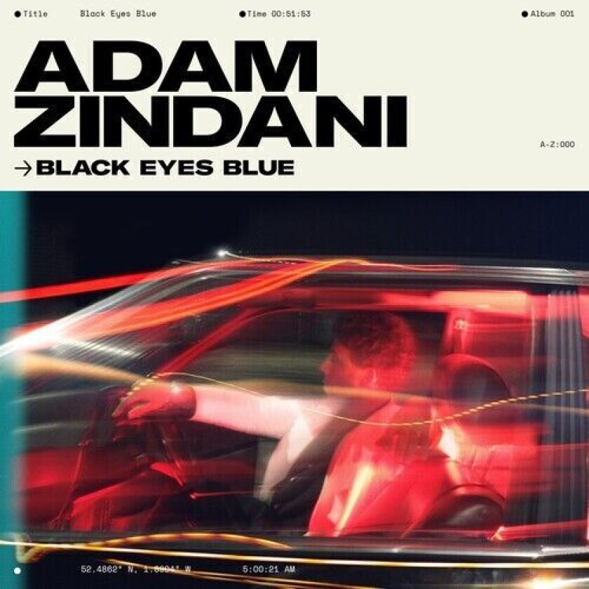 Adam Zindani : Black Eyes Blue CD (2023) Pre-Owned
