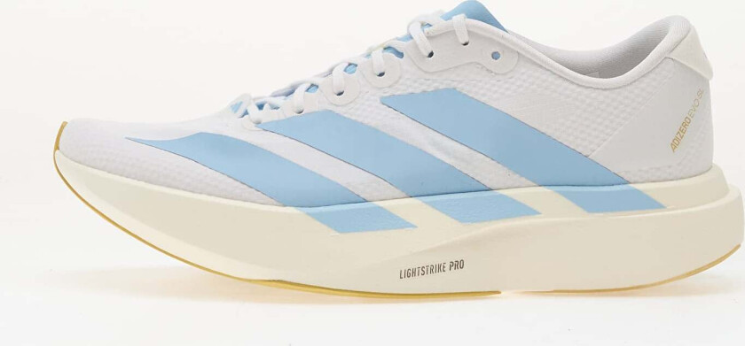 Joggesko adidas Adizero Evo Sl Ftwr White/ Clear Blue/ Matte Gold EUR 37 1/3