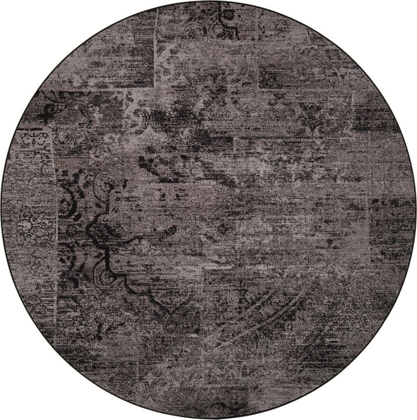 Rustiikki Matte Rund 133 cm Svart - Vm Carpet