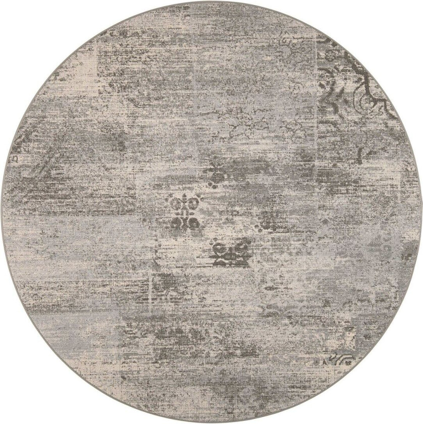 Rustiikki Matte Rund 133 cm Grå - Vm Carpet