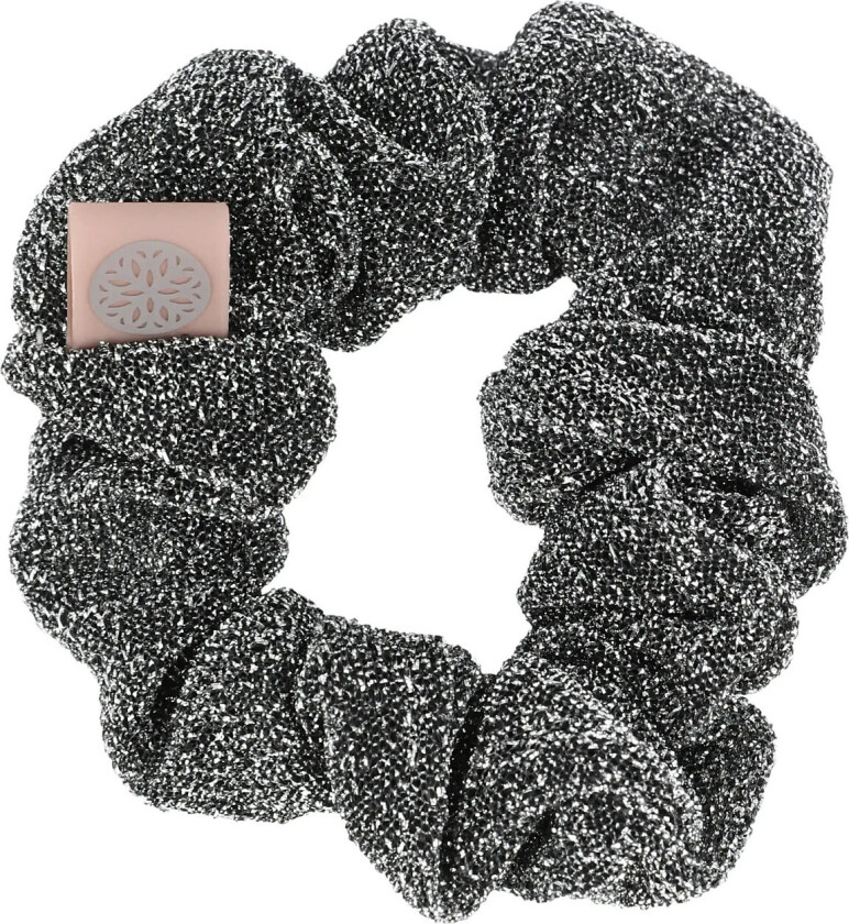 Rabia Glitter Scrunchie - Grey - ONE SIZE